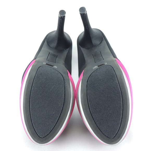 NWOB Just Fabulous Satin Platform Stiletto Heels - Picture 7 of 8